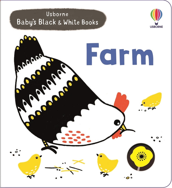 Baby's Black and White Books Farm — livre sur la ferme