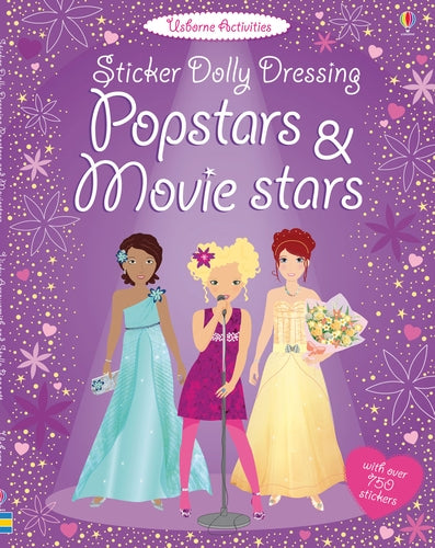 Sticker Dolly Dressing Popstars and Movie Stars — Livre d'autocollants