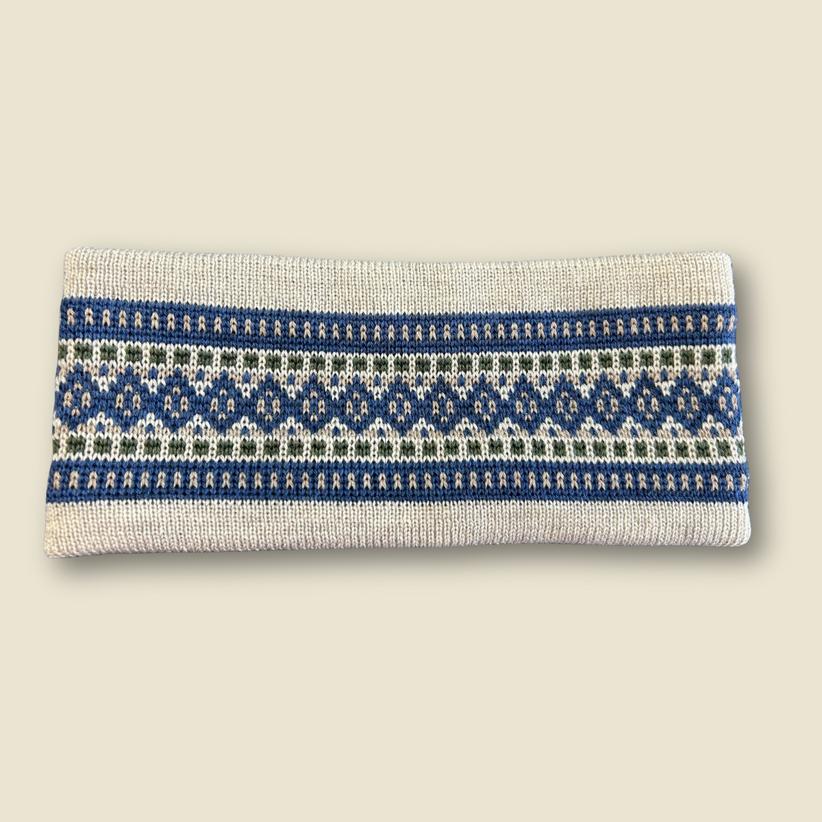Bandeau 100% laine de mérinos pour enfant - Nordique