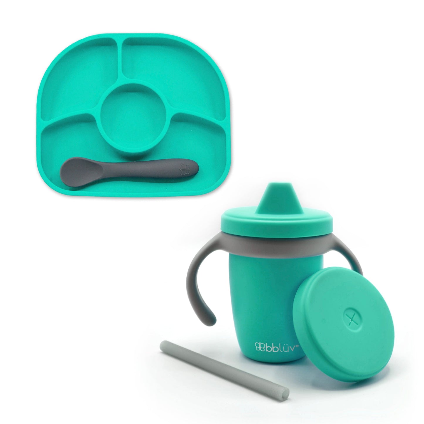 Küp & Yümi Sët : Transition Sippy Cup & Silicone Plate