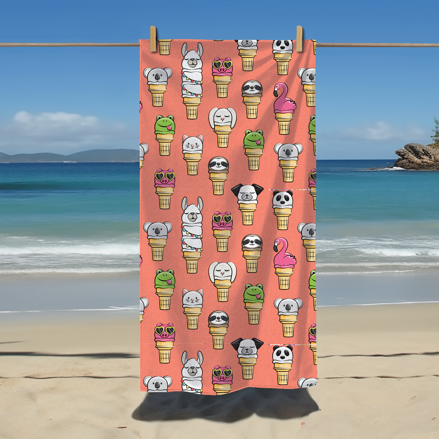 Serviette pliée en forme de cône