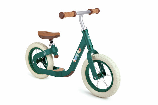 Hape Lightweight Adjustable Green Balance Bike for Ages 3+