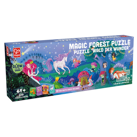 Casse-tête phosphorescent Forêt magique de Hape — 200 pièces