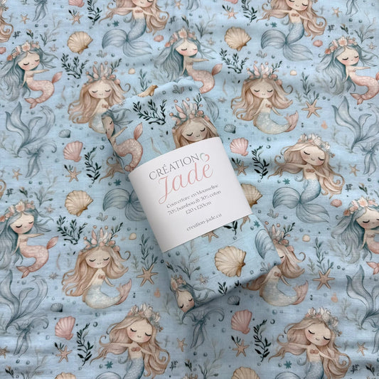 Mermaid 70% Bamboo Muslin