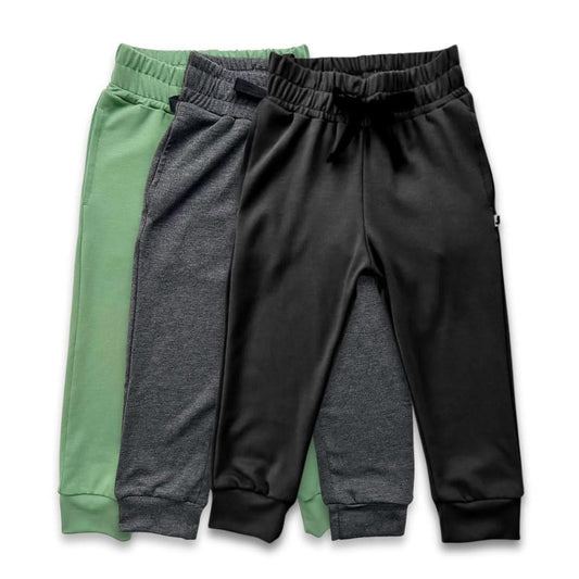 Baby/Kids' Lightweight Bamboo Joggers | Leaf Green