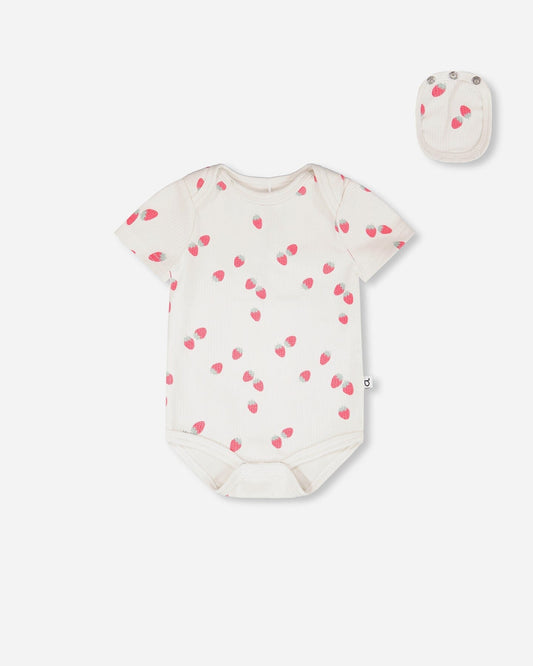 Evolutive Cotton Jersey 3 Pack Onesie White