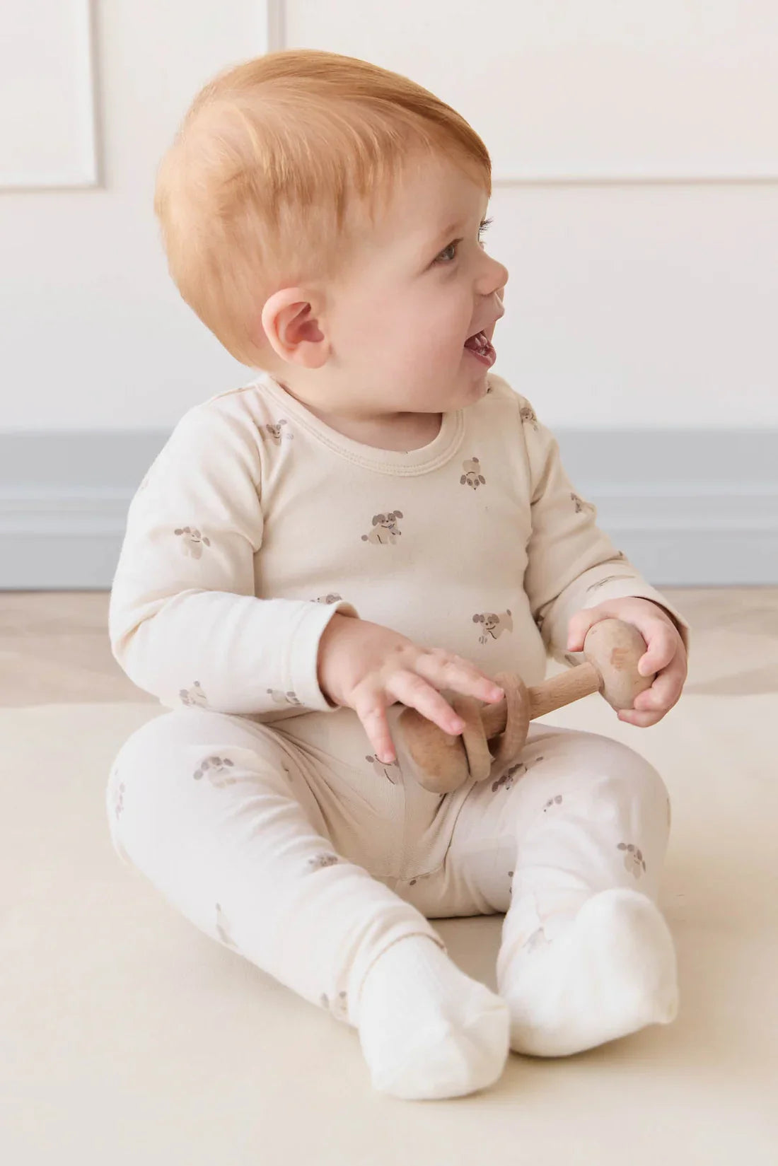 Legging en coton biologique | Sasha Puppy Tofu | Jamie Kay