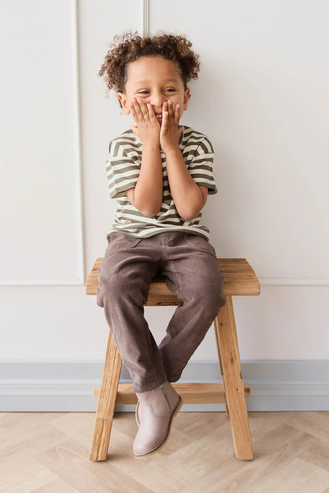Pantalon Cillian en velours côtelé Pinecone | Jamie Kay