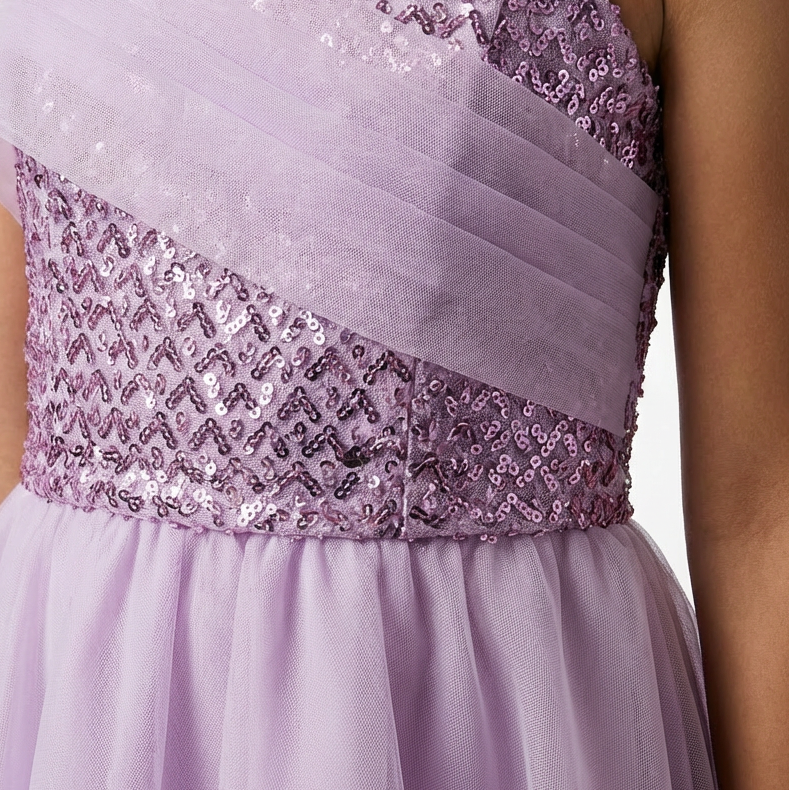 Little Aria Girls High-Low Preteen Dress