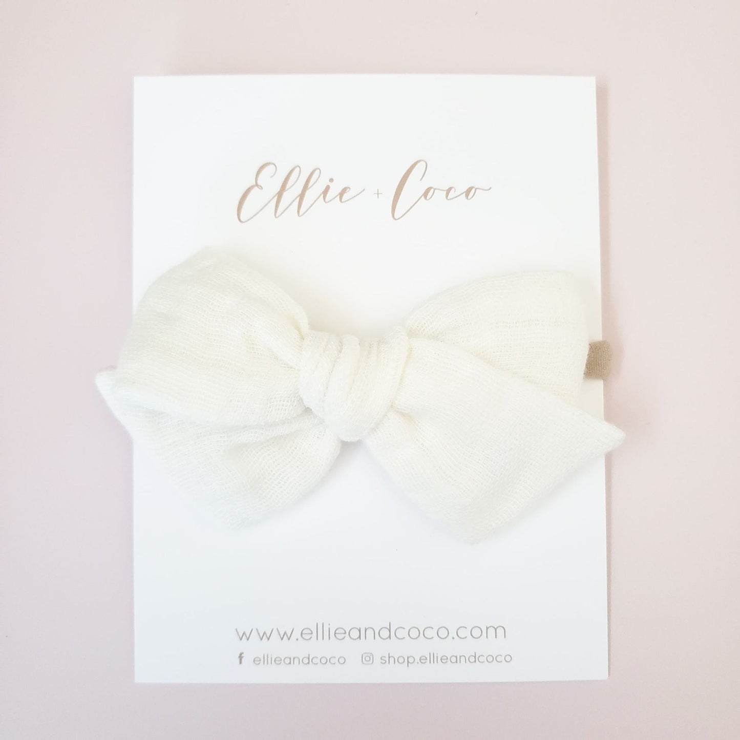 Boucle en gaze | Ivory