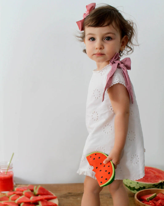 Jouet de dentition Wally the Watermelon en caoutchouc naturel