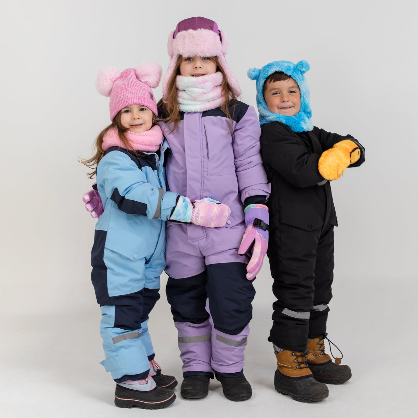 Marine Ombre Plush Bear Balaclava