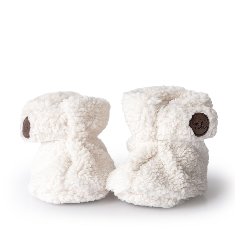Petit coulou Sherpa Teddy Bear Gift Set for Baby (4 accessories)