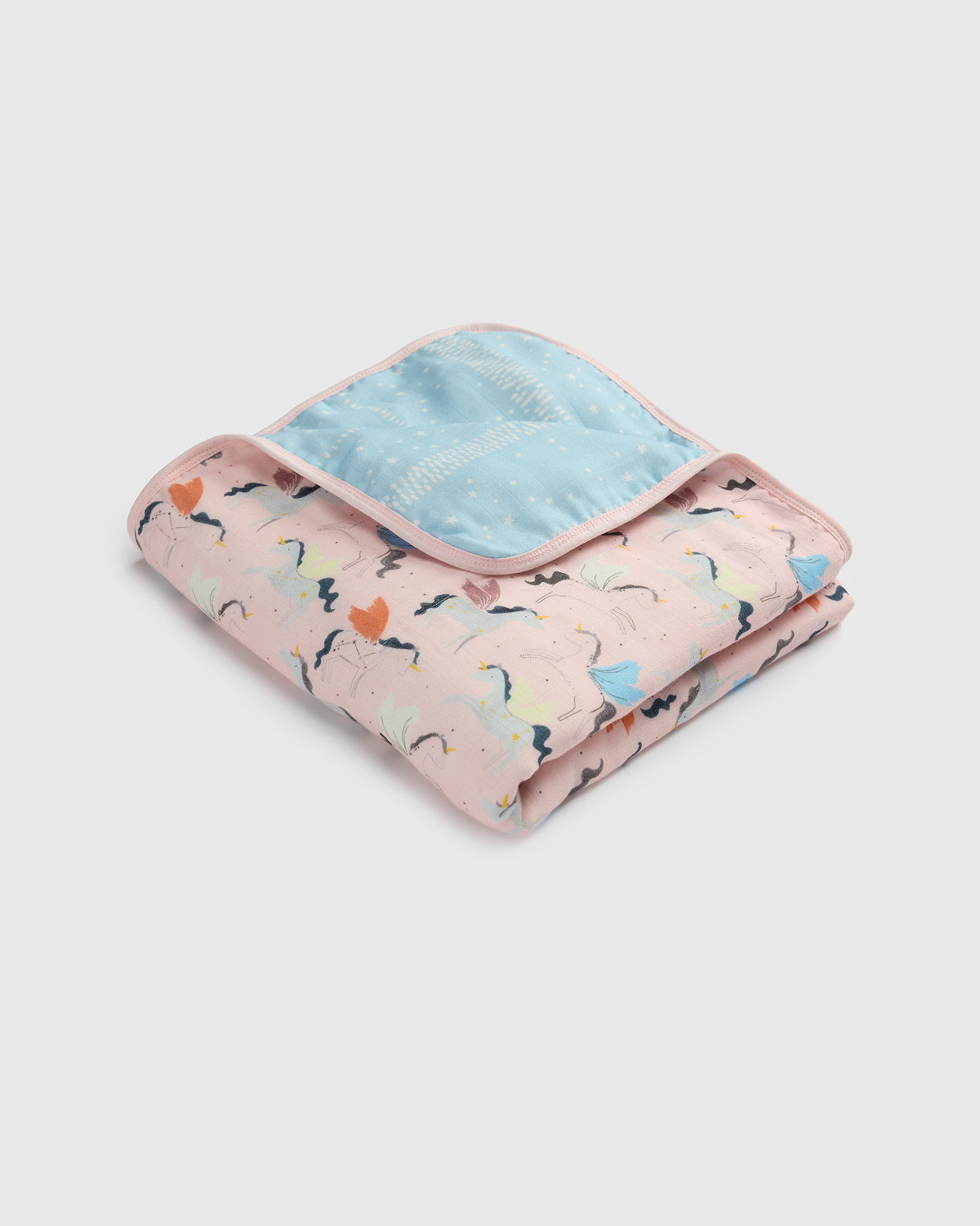 Couette en mousseline - Ballet de licornes