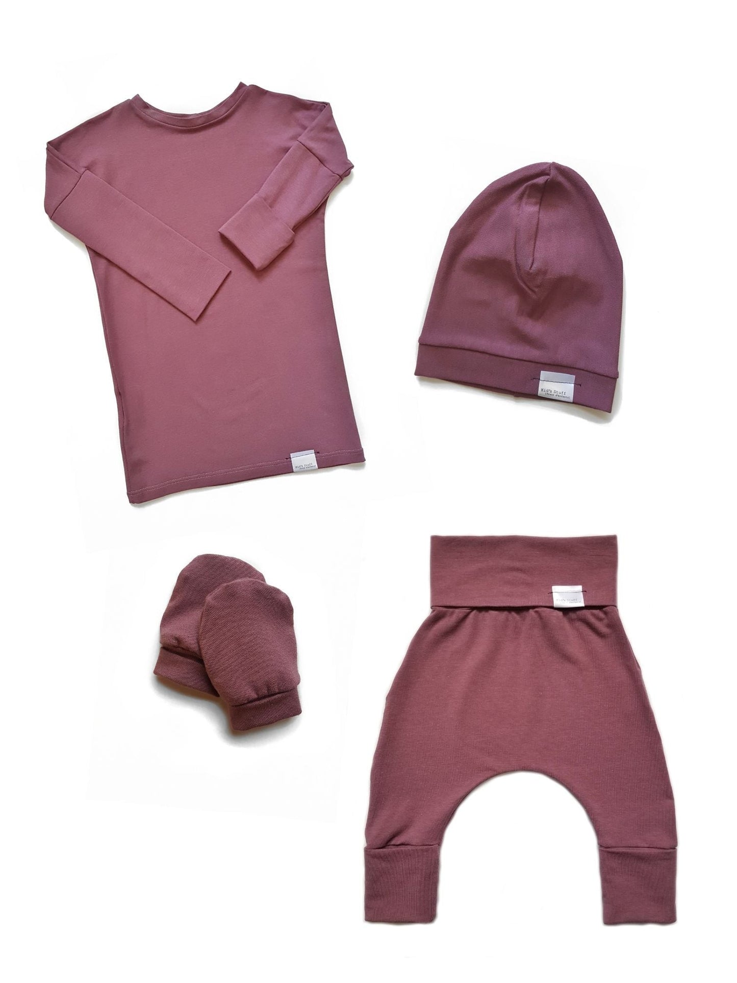 Super ensemble nouveau-né – brun rosé