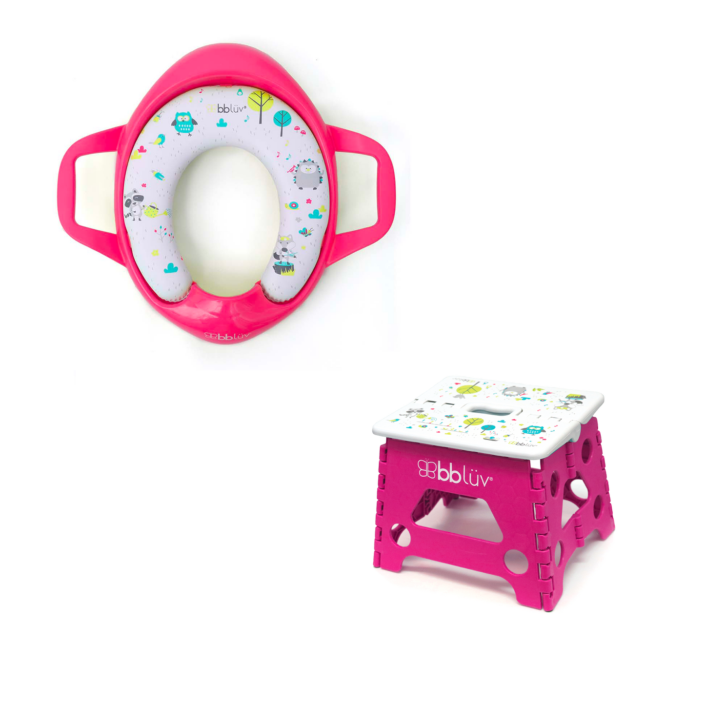 Pöti & Stëp Sët: Potty Seat & Folding Step Stool