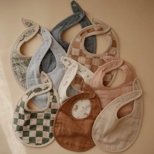 Organic Muslin Bib - 2-Pack