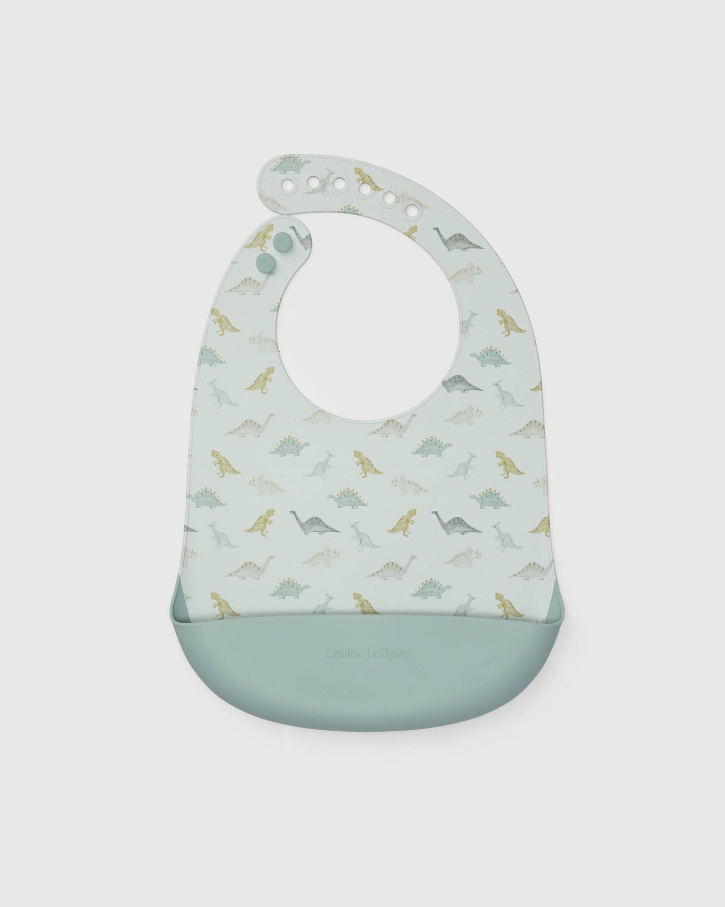 Bavoir en silicone imprimé - Amis dinosaures