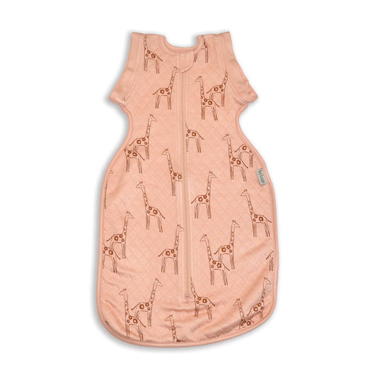 Bamboo Newborn Cocoon Sack 1 TOG (Daisy Giraffe Print)