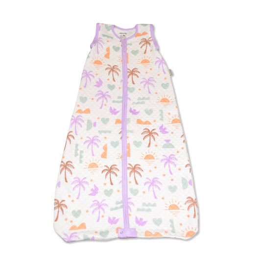Bamboo Classic Sleeping Sack w/Detachable Sleeves 1 TOG(Boho Surf Print)