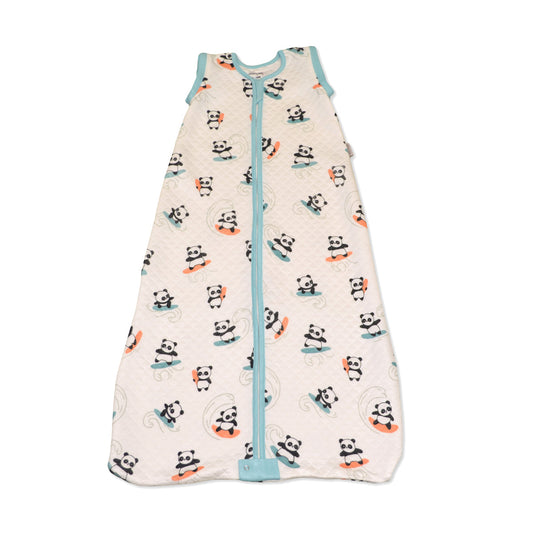 Bamboo Classic Sleeping Sack w/Detachable Sleeves 1 TOG(Surfs Up Panda Print)