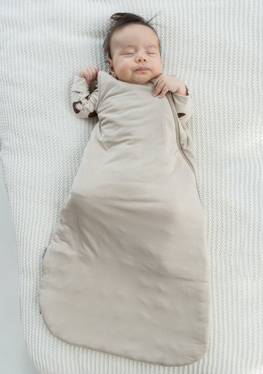 Bamboo Sleeping Sack 0.5 TOG (Almond Milk)