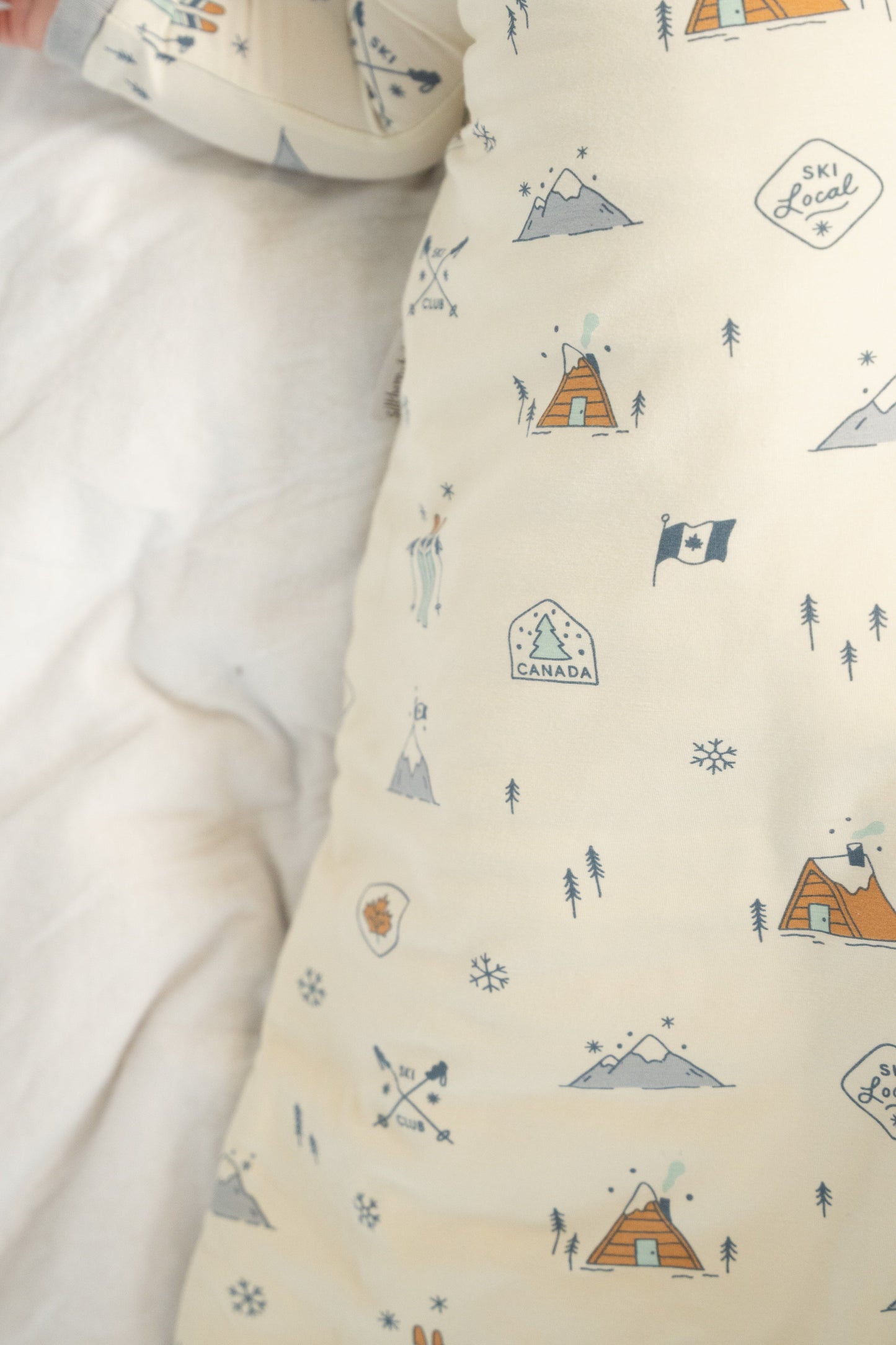 Bamboo Sleeping Sack 2.5 TOG (Ski Club Print)