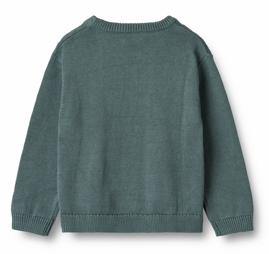Knit Pullover Borris | Stormy Weather | Wheat Clothing