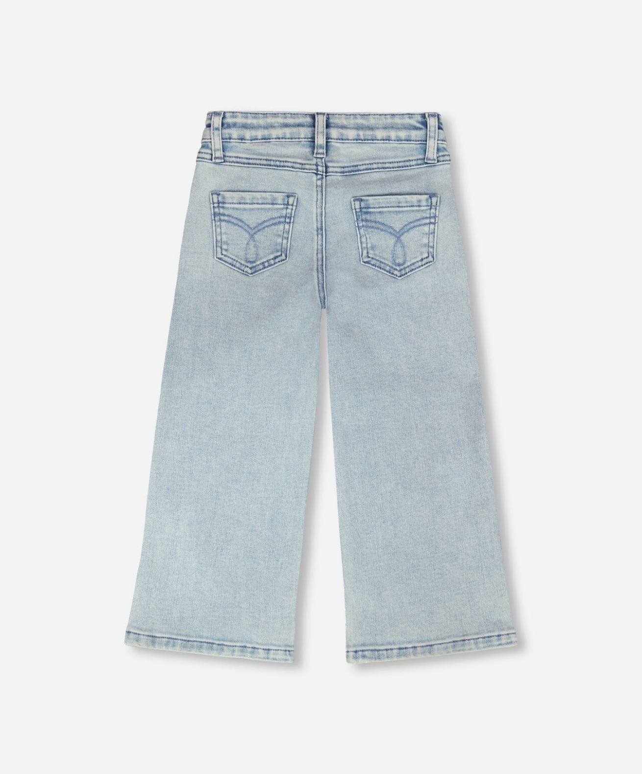 Jeans larges | Denim bleu clair | Duex par Deux
