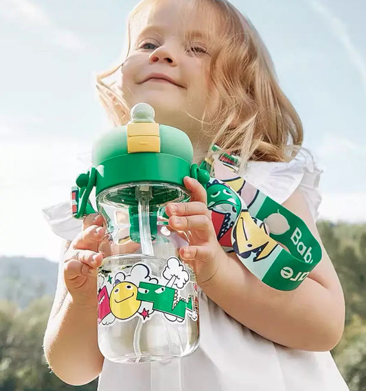 Water Elf Spraying Straw Bottle 270ml