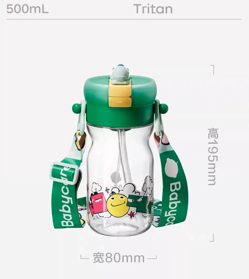 Water Elf Spraying Straw Bottle 270ml