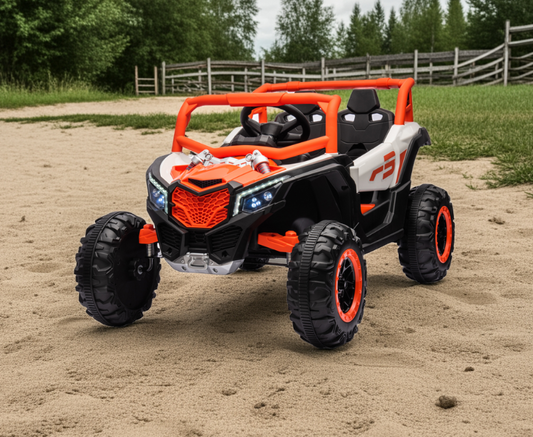 Voiture électrique 12 V tout-terrain robuste 2026 pour enfants avec télécommande