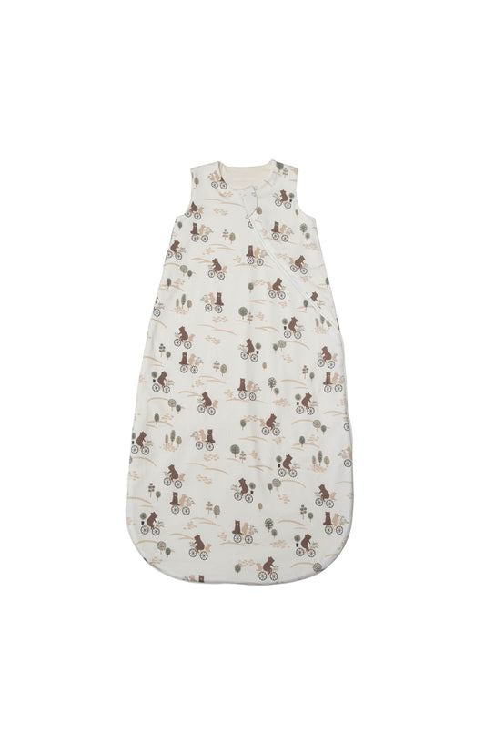 Baby Sleep Sack TENCEL™ 1.0 TOG - Bears on Bikes