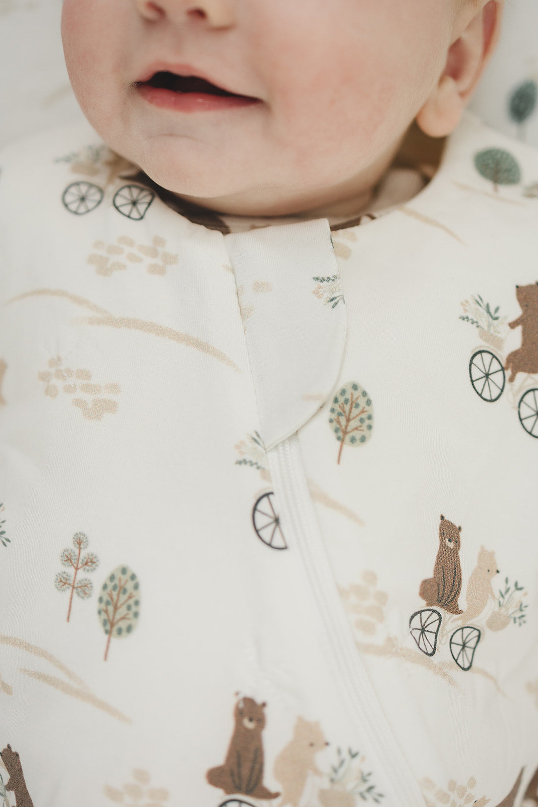 Gigoteuse Bébé TENCEL™ 1.0 TOG - Ours à Vélo