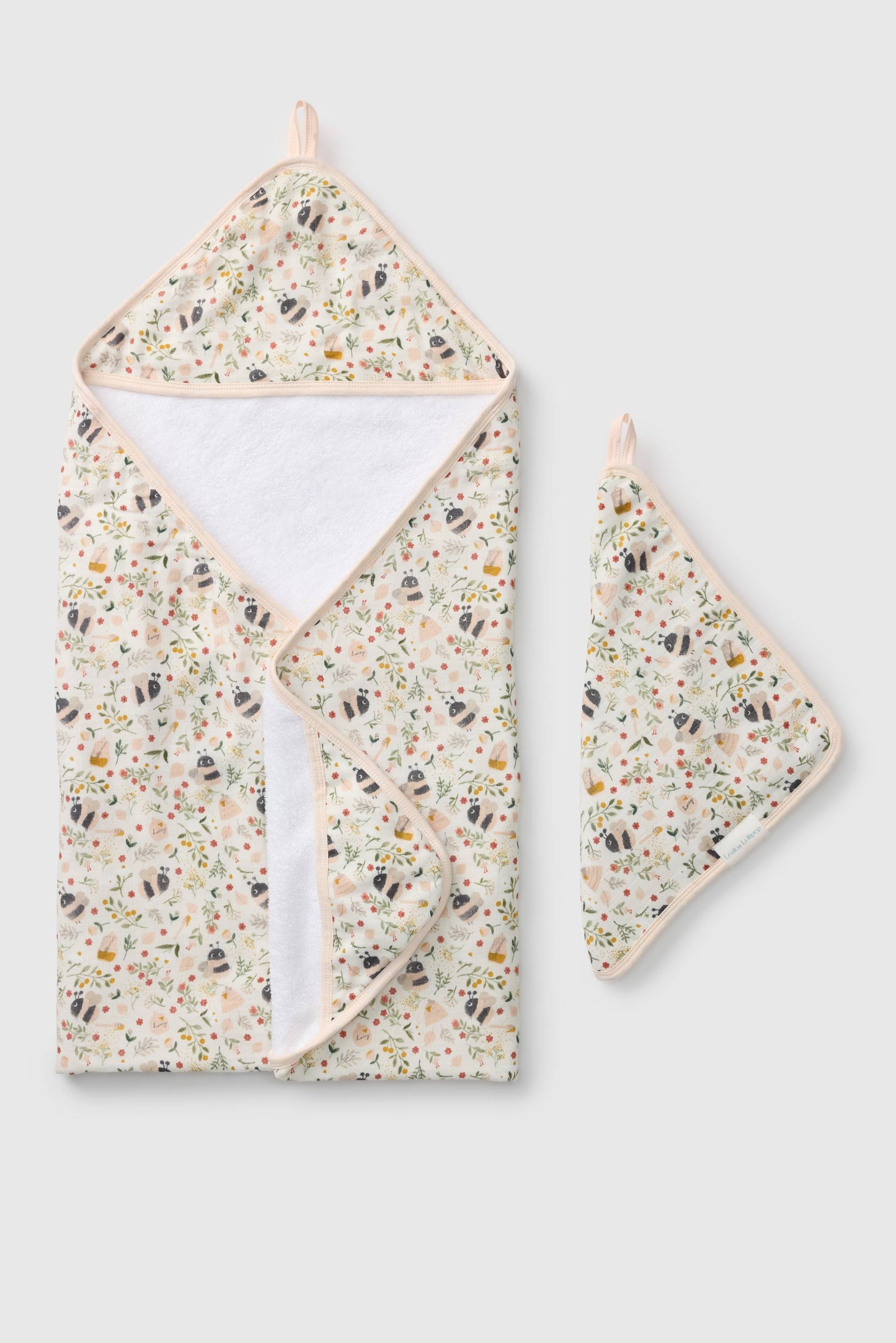 Ensemble de serviettes à capuchon - Abeilles
