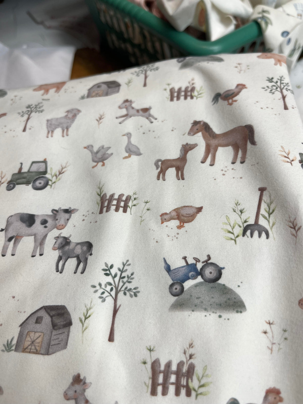 Pantalon évolutif à motifs de ferme