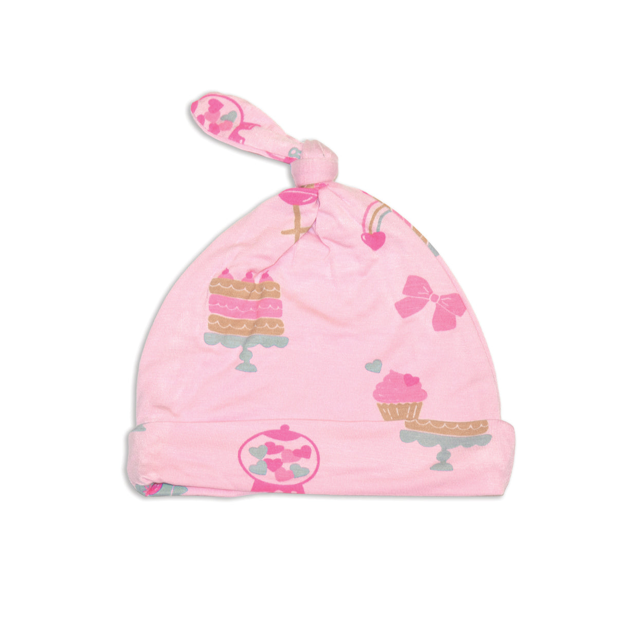 Bamboo Knot Hat (Sweet Shop Print)