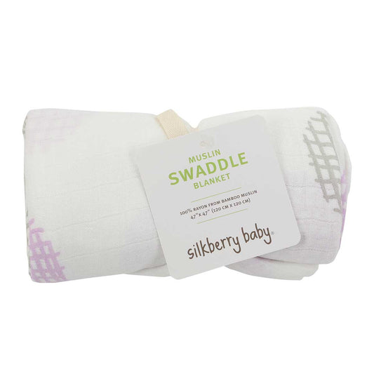 Couverture en mousseline de bambou — Waffle Orchid