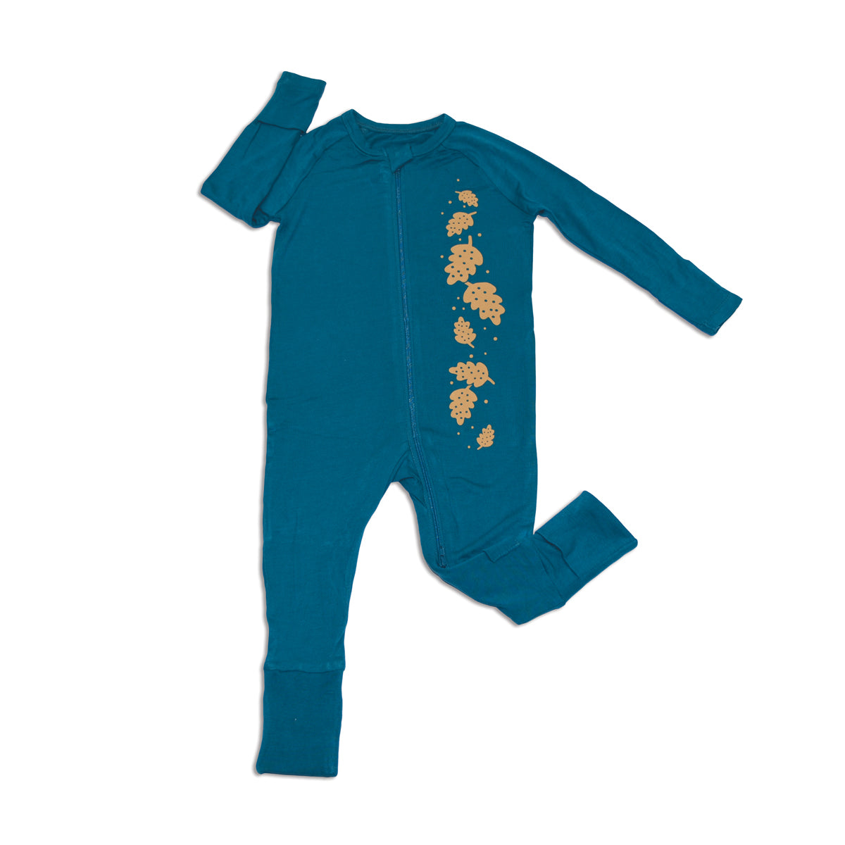 Bamboo Two Way Zipper Romper/Footless Sleeper (Deep Ocean)