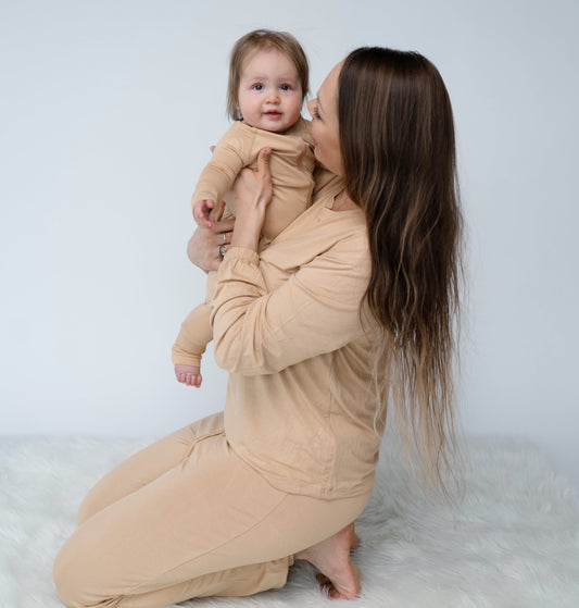 Bamboo Two Way Zipper Convertible Romper (Prairie)