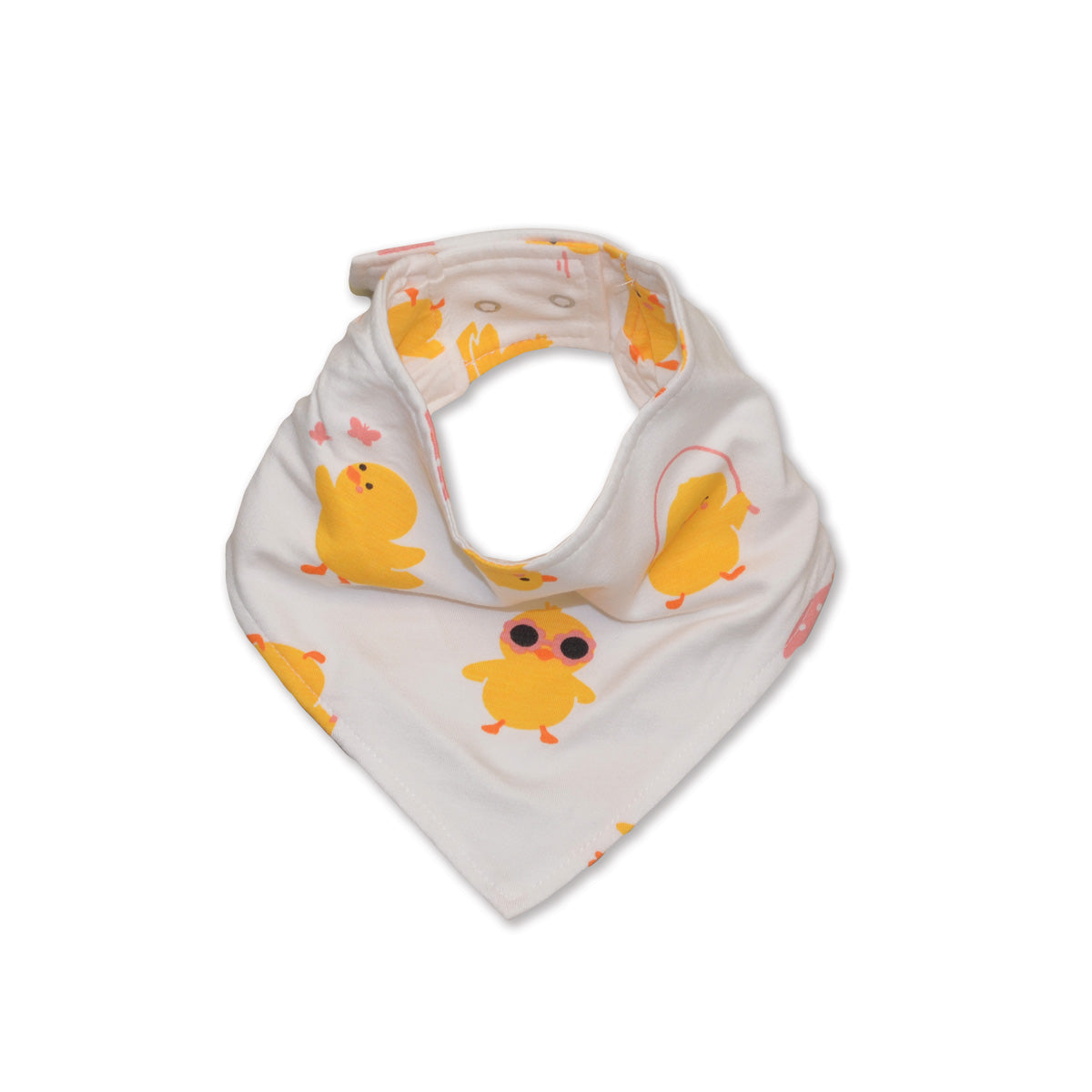Bamboo Bandana Bib (Little Chick Print)