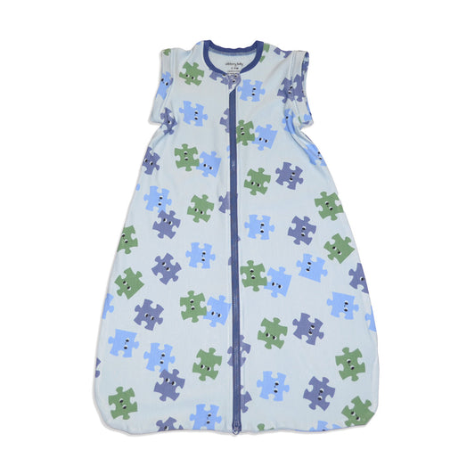 Bamboo Fleece Sleeping Sack w/Detachable Sleeves (Puzzle Pals Print)