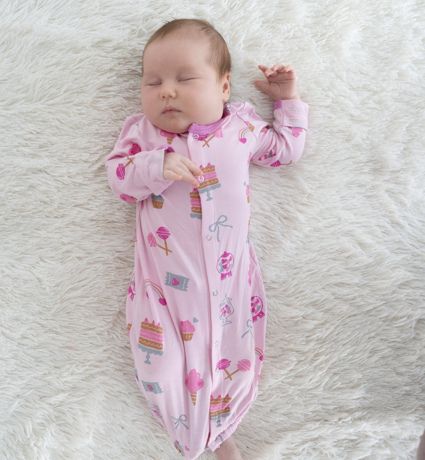 Bamboo Converter Gown (Sweet Shop Print)