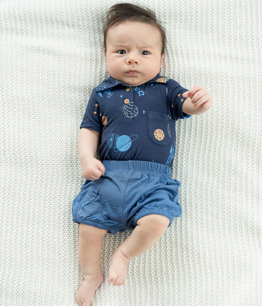 Bamboo Baby Bloomer (Galactic Blue)