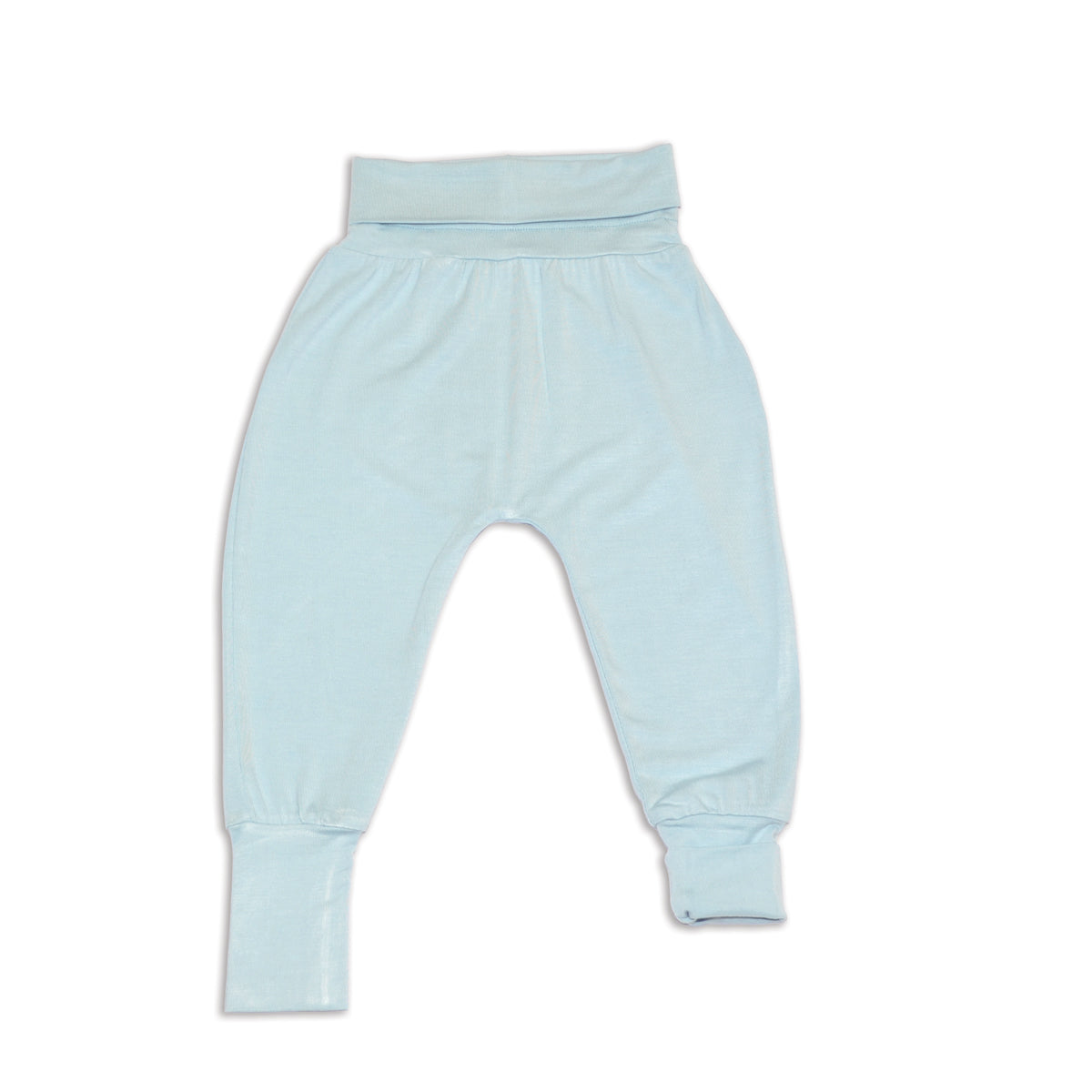 Bamboo Grow with Me Harem Pants (Blue Cloud)