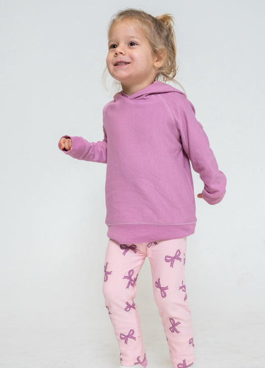 Bamboo Fleece Pullover Hoodie (Mauve Orchid)