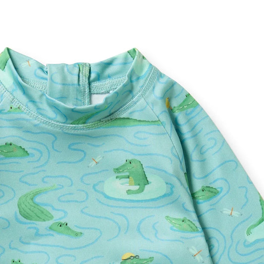 Maillot de bain Sunny Scales Boyleg une pièce | Wilson + Frenchy