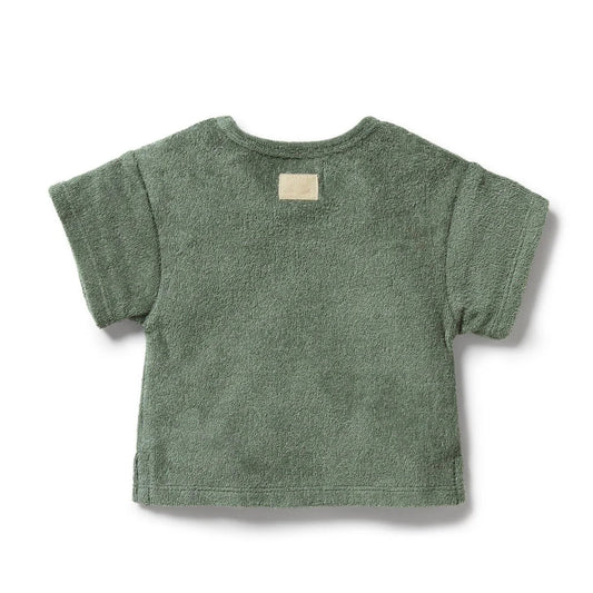 T-shirt en éponge biologique Moss | Wilson + Frenchy
