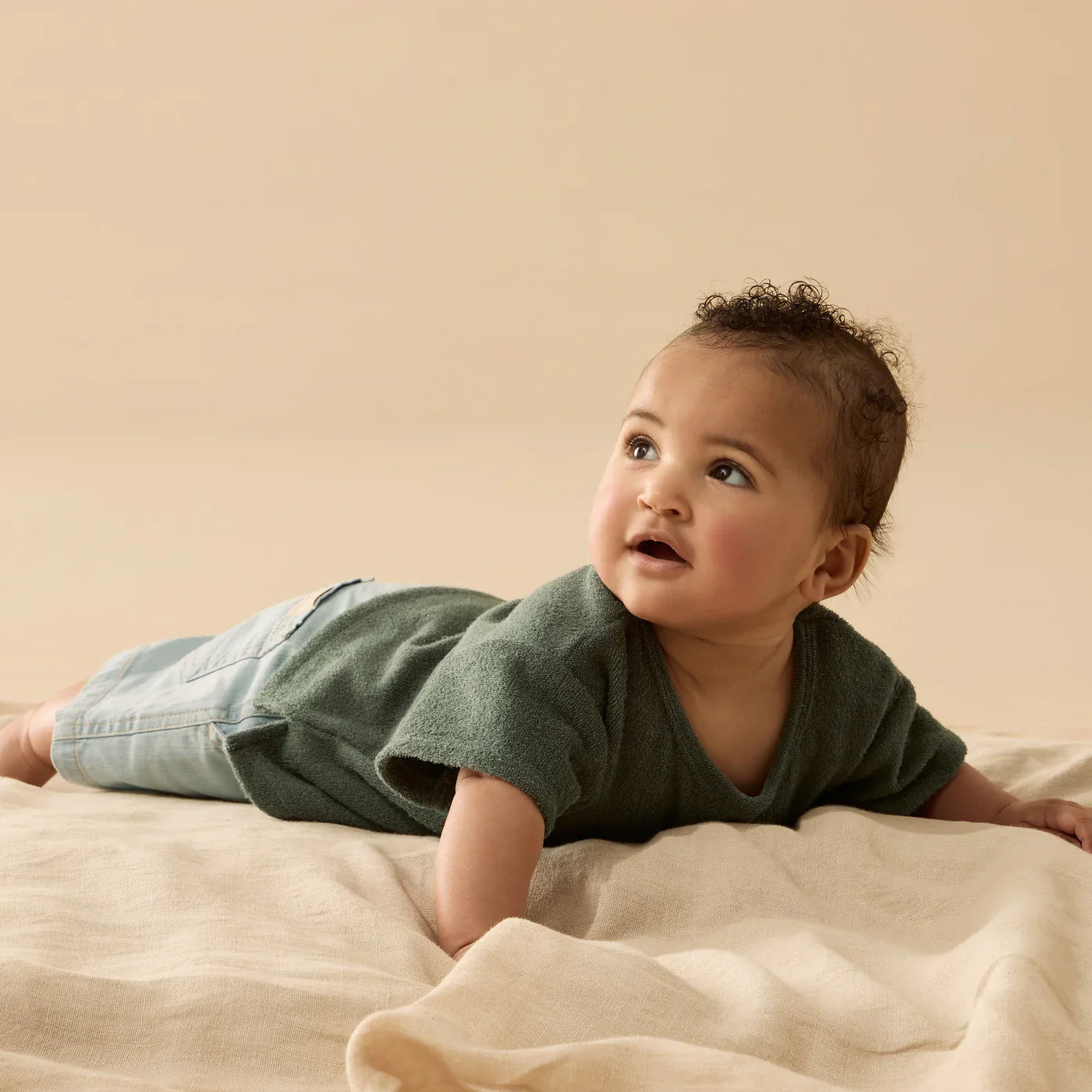 T-shirt en éponge biologique Moss | Wilson + Frenchy
