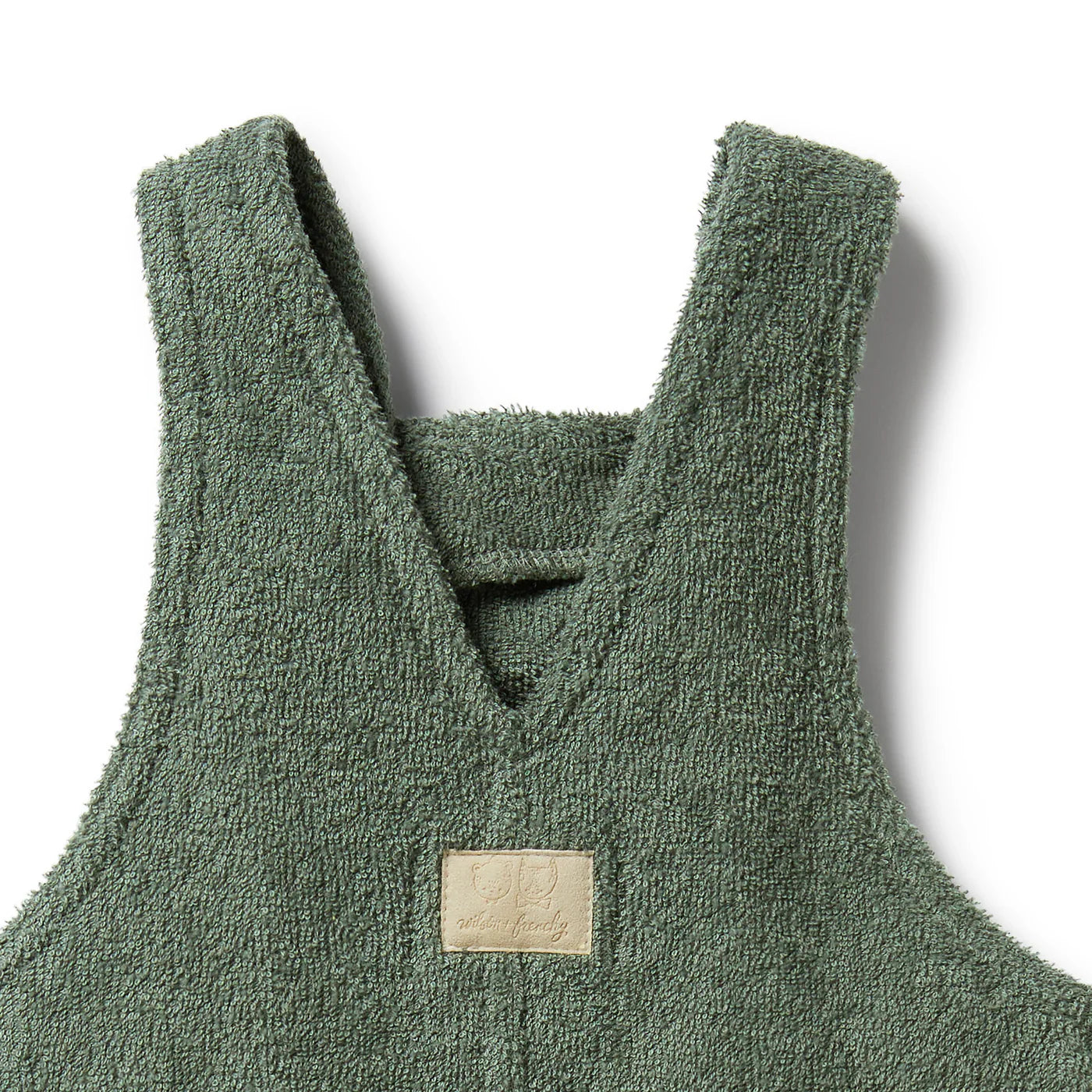 Salopette en tissu éponge biologique Moss | Wilson + Frenchy
